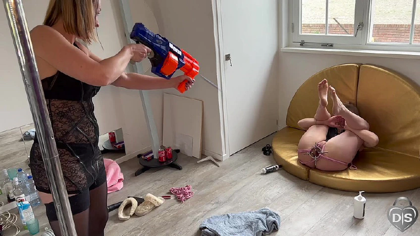 Inside The Asshole Shooting With A Nerf Gun
