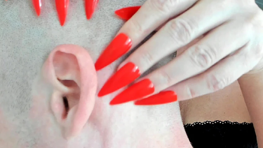 Gilf Mature Cougar Asmr Nails Sharpening Sensual